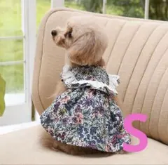 LAURA ASHLEY 花柄ワンピースSサイズのサムネイル