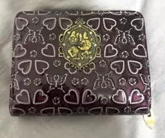 希少 アナスイ ディズニー コラボ 折り財布 ミニー デイジー 限定品 紫のサムネイル