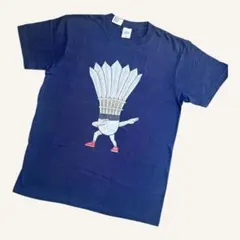新品❣️ダビングシャトルコック Tシャツ Sサイズ ネイビー 紺 バトミントン