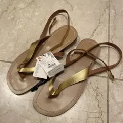 ZARA サンダル　新品タグ付き　37のサムネイル