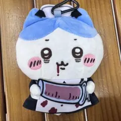 ちいかわ ハロウィンがまぐちポーチ ぬいぐるみ ハチワレ