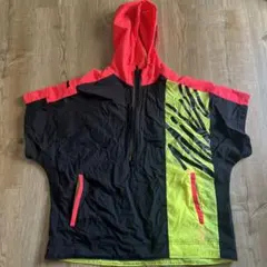 カラフル ウィンドブレーカー フード付き