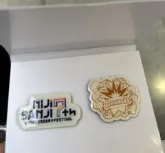 にじフェス　ピンバッジ　オレンジ