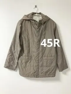 45R★春の薄軽ナイロンパーカ★グレージュのサムネイル