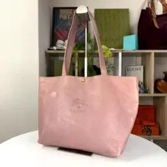 IL BISONTE オールレザー トートバッグ ロゴ A4収納可能