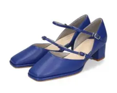 ダブルストラップヒールパンプス/41108