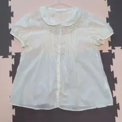 ローリーズファーム　付け襟つきブラウス