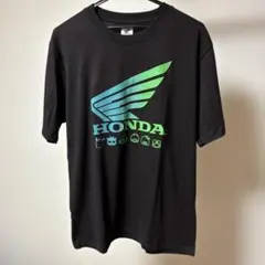 HONDA はぴたんぶい コラボTシャツ ブラック Sのサムネイル