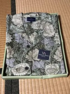 西川 サンダーソン ウィリアムモリス 長袖 ガーゼパジャマ L 未使用