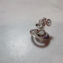 Vivienne Westwood ヴィヴィアン オーブ 片耳ピアス ストーン