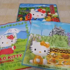 ハローキティ ⭐ご当地ハンカチ 3枚セット