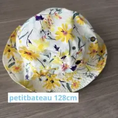 petitbateau 花柄　帽子　6〜8ans/128cmのサムネイル