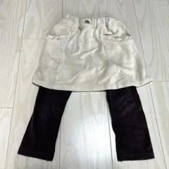 アプレレクール　キッズ女の子　コーデュロイスカートレギンスセット 110