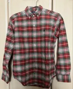 ラルフローレン コットンチェックシャツ