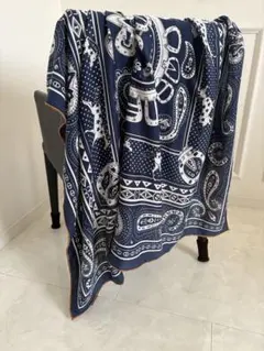 大判スカーフ　カシミヤ　シルク