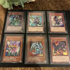 【美品】遊戯王カード トゥーンモンスター6枚セット 青眼・真紅眼・ブラマジなど