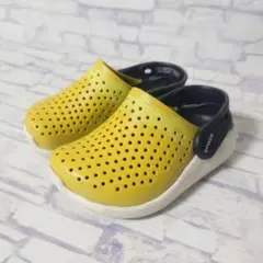 crocs クロックス　ライトライド C6 14cm ライムグリーン