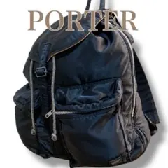 ポーター 吉田カバン 日本製 A4収納可 タンカー リュック バックパック 黒