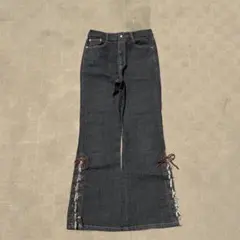 00s vintage flare pants y2k archive デニムのサムネイル