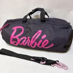 Barbie ボストンバッグ 大容量 ドラム Y2K ドット　林間学校　旅行