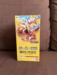 新品未使用未開封　ワンピースカードゲーム　神の島の冒険　一箱　テープ付