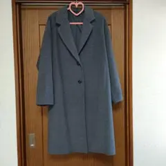 ウールブレンドオーバーサイズコート