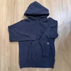 Champion リバースウィーブ　青タグ パーカー　ネイビー
