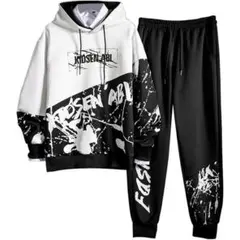 パーカー メンズ 上下 スウェット セットアップ 2XL 長袖 カジュアル