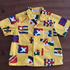 ミキハウス　チエコサク　アロハシャツキッズ