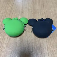 disney ディズニー　コインケース　シリコンケース　ミッキーマウス2点