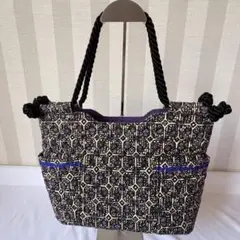 ANNA SUI トートバッグ パープル キルティング アナスイ ハピネス 