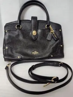COACH　ハンドバックショルダー2way 黒　マーサーサッチェル24