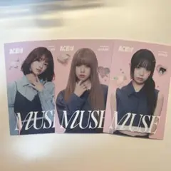 ME:I 石井蘭 高見文寧 清水恵子 MUSE コンセプトカード