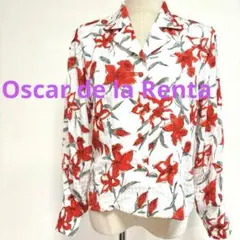 ☆【希少】オスカーデラレンタ 80sヴィンテージ総柄シャツ 完動 
