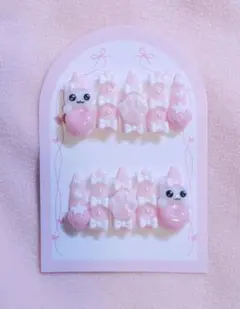 ♡現品♡地雷系 量産型 平成女児 ネイルチップ