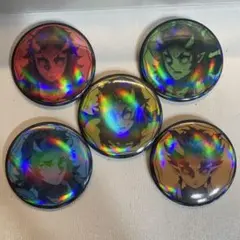 ファンタジーキャラクター缶バッジ5個セット