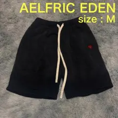 【希少】 AELFRIC EDEN ハート刺繍ロゴ ウォッシュ加工 ショーツのサムネイル
