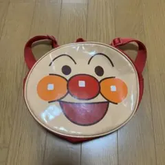 アンパンマン 円形バッグ 赤