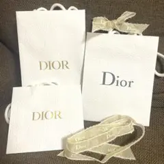 Dior ショッパー3点セット&リボン