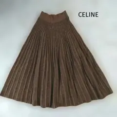 【CELINE】セリーヌ フィービー 期　 モヘア ニット フレア スカートのサムネイル