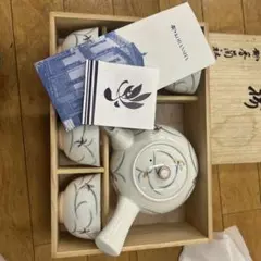 陶器製急須と湯呑みセット