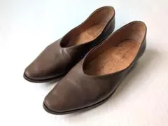 そのみつ SONOMITSU レザーパンプス スリッポン 革靴 23.5