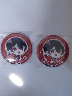 カラフルピーチ ゆあんくん 缶バッジ2個セット