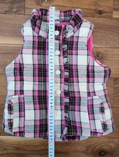 ベビーギャップ キッズ中綿ベスト チェック 100