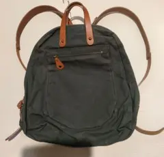 美品】バギーポート 日本製 ウォッシュ加工6号帆布×オイルレザー 
