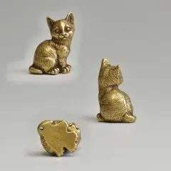 2025年最新】猫 真鍮 置物の人気アイテム - メルカリ