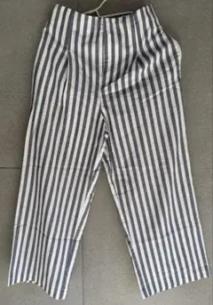 ZARA ストライプ　コットン　パンツ