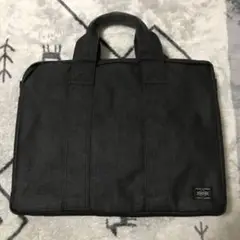 美品✨ポータースモーキー ビジネスバッグ ボストンバッグ 2層 2wayブラック SMOKY(スモーキー) 2WAY OVERNIGHT BRIEFCASE | 吉田カバン