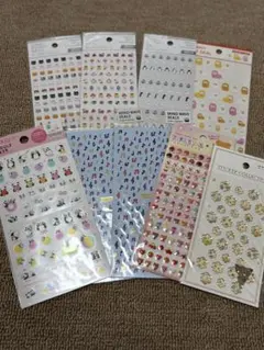 手帳用シール　9枚セット　プチシール