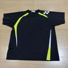 YONEX スポーツシャツ Tシャツ 黒/緑　S